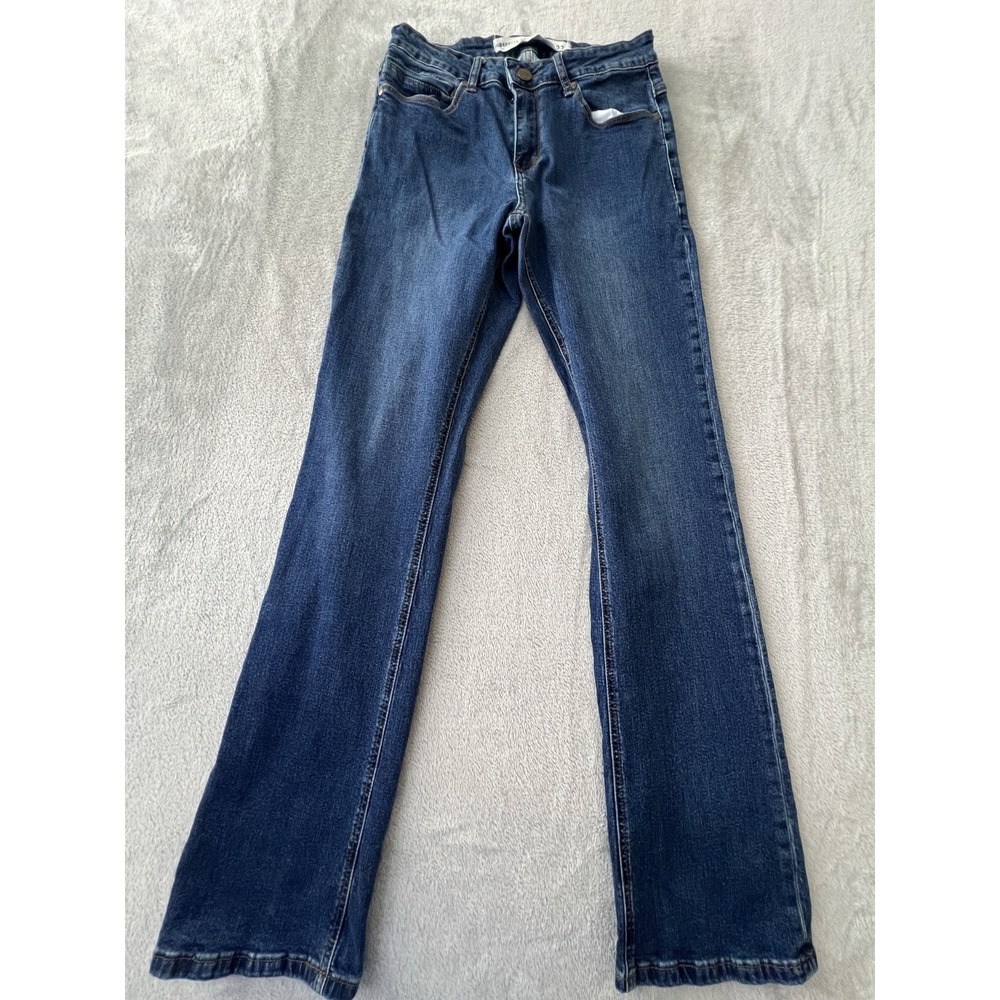 Barbell Apparel Mens Jeans 32 Straight Athletic Blue Stretch Denim
